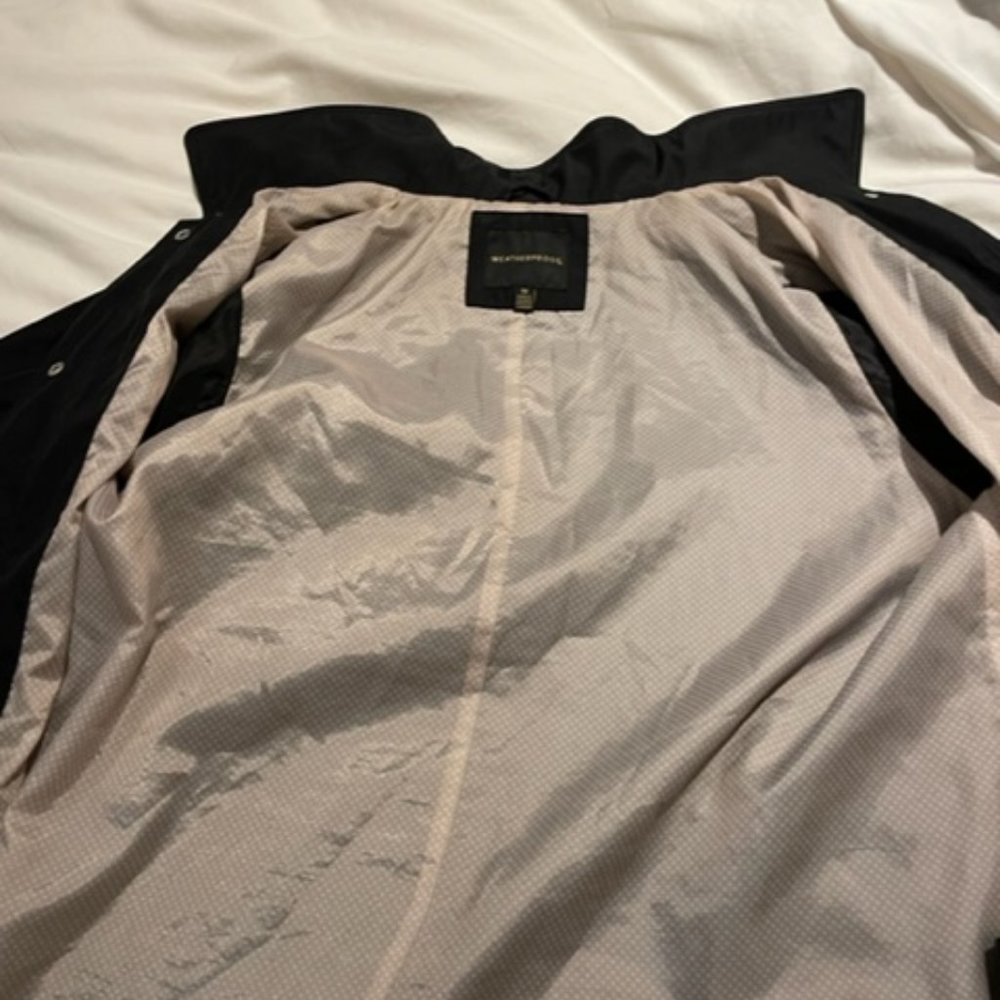 Black rain coat 1X